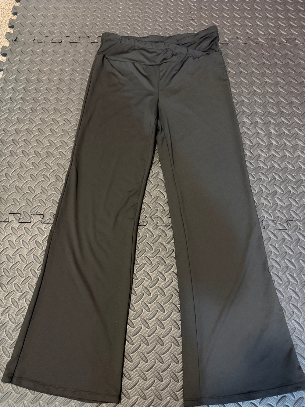 Black Wide Leg Yoga Pants